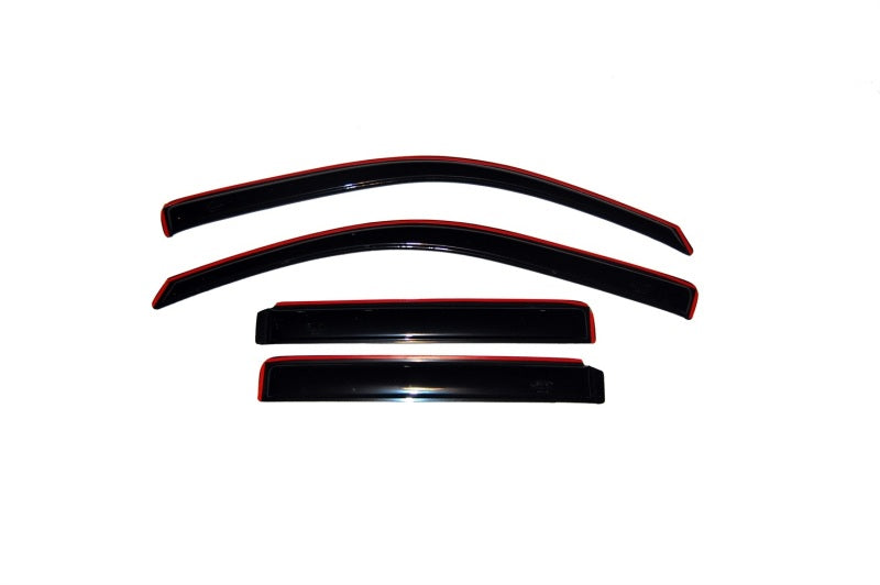 AVS 02-06 Chevy Trailblazer EXT Ventvisor In-Channel Front & Rear Window Deflectors 4pc - Smoke - GTR Auto