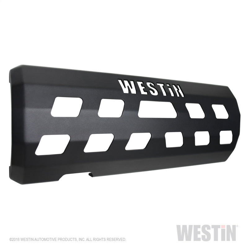Westin 18-22 Jeep Wrangler JL (Excl. 4xe) Muffler Skid Plate - Tex. Blk - GTR Auto