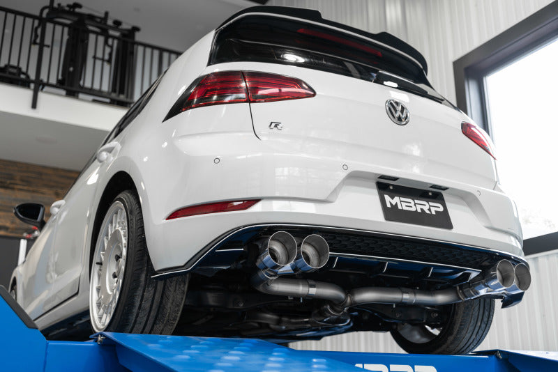 MBRP 15-19 VW Golf R 3in Cat Back Single Exit Exhaust Pro Series w/ Valve Delete - T304 - GTR Auto