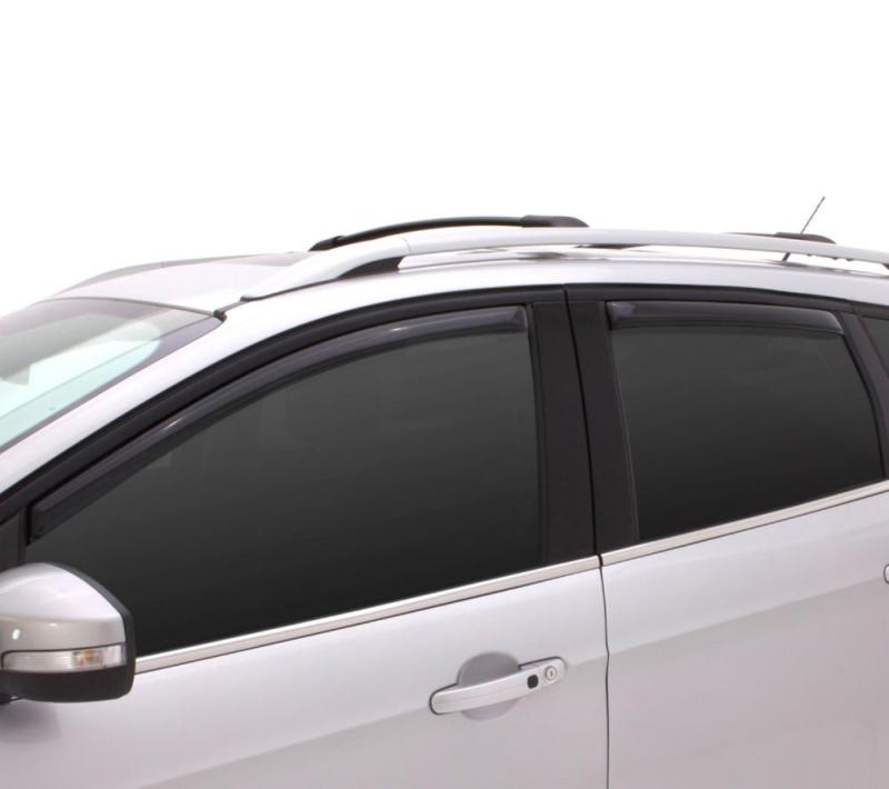 AVS 16-18 Chevy Cruze Ventvisor In-Channel Front & Rear Window Deflectors 4pc - Smoke - GTR Auto