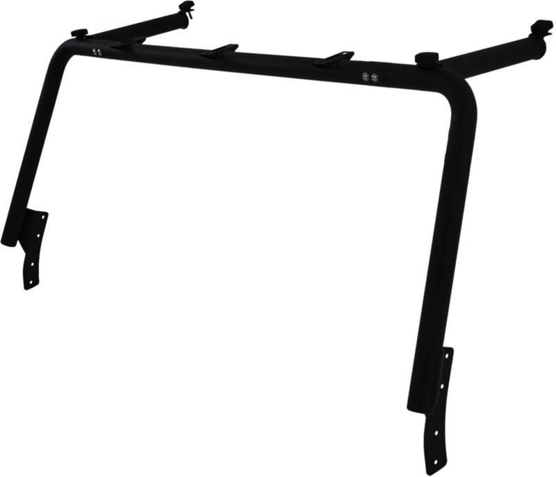 MBRP 07-10 Jeep Wrangler JK Front Roof Rack Extension (2 Door) Black Coated - GTR Auto