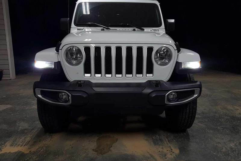 Diode Dynamics JL Wrangler Front Turn Stage 1 (7443 LED Bulb HP48 - White and - Amber) - GTR Auto