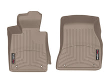Load image into Gallery viewer, WeatherTech 2017+ BMW 5-Series Front FloorLiner - Tan (xDrive Only - Does Not Fit RWD) - GTR Auto