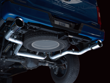Load image into Gallery viewer, AWE Tuning 0FG 21+ Ford F150 Dual Split Rear Exhaust - 5in Chrome Silver Tips
