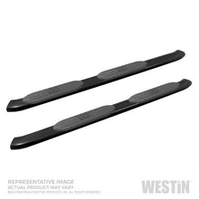 Load image into Gallery viewer, Westin 19-20 Chevrolet Silverado/GMC Sierra 1500 Double Cab PRO TRAXX 5 Oval Nerf Step Bars - Black - GTR Auto