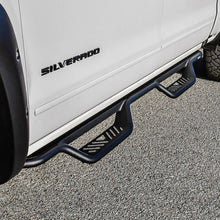 Load image into Gallery viewer, Westin 14-18 Chevrolet Silverado/GMC Sierra Crew Cab Outlaw Nerf Step Bars (Excl. Diesel) -Text. Blk - GTR Auto