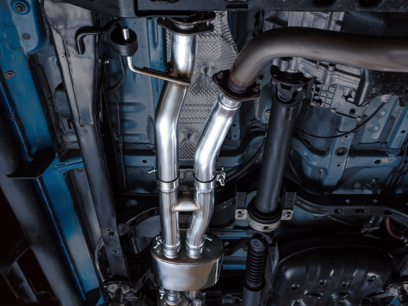 AWE Tuning 16-22 Toyota Tacoma 0FG Cat-Back Exhaust w/ BashGuard - Dual Chrome Silver Tips