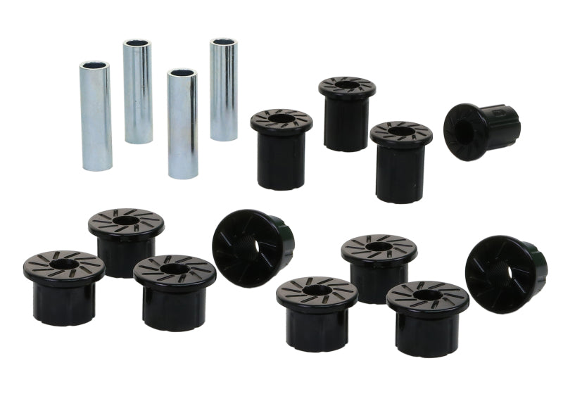 Whiteline 89-95 Toyota Pickup / 01-04 Toyota Tacoma Rear Leaf Spring Shackle Bushing Kit - GTR Auto