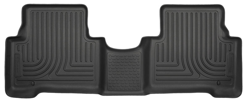Husky Liners 13-15 Hyundai Sante Fe GLS/Limited WeatherBeater 2nd Seat Black Floor Liners - GTR Auto
