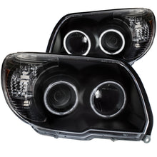Load image into Gallery viewer, ANZO 2006-2009 Toyota 4Runner Projector Headlights w/ Halo Black - GTR Auto