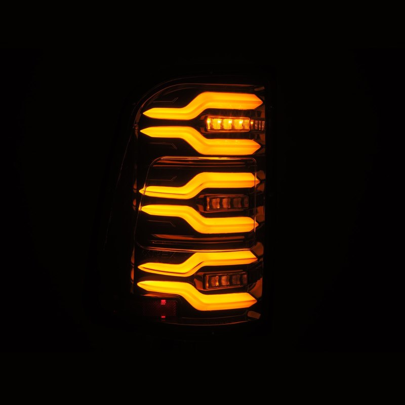 AlphaRex 19-21 Dodge Ram 1500 Luxx-Series LED Tail Lights Alpha-Black w/Activ Light/Seq Signal - GTR Auto