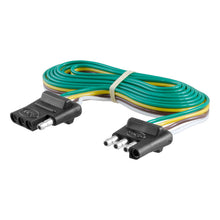 Load image into Gallery viewer, Curt 4-Way Flat Connector Plug &amp; Socket w/72in Wires