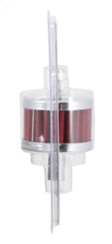 K&N Steel Base Crankcase Vent Filter 0.5in Vent OD x 2in OD x 1.5in Height - GTR Auto