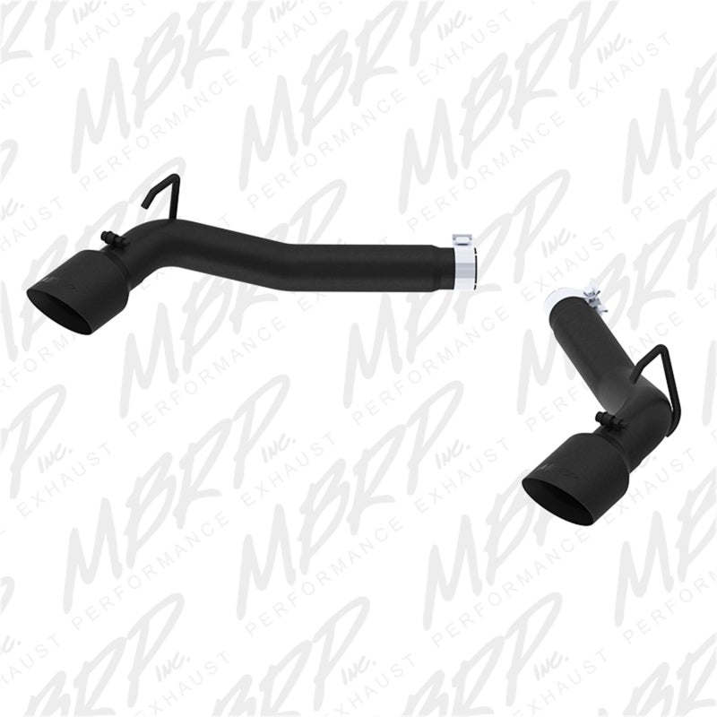 MBRP 2010-2015 Chevrolet Camaro V8 6.2L 3in Black Coated Axle Back Muffler Delete - GTR Auto
