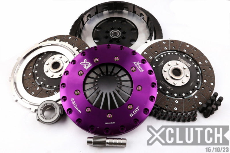 XClutch 17-21 Honda Civic Type R 2.0L 9in Twin Solid Organic Clutch Kit - GTR Auto