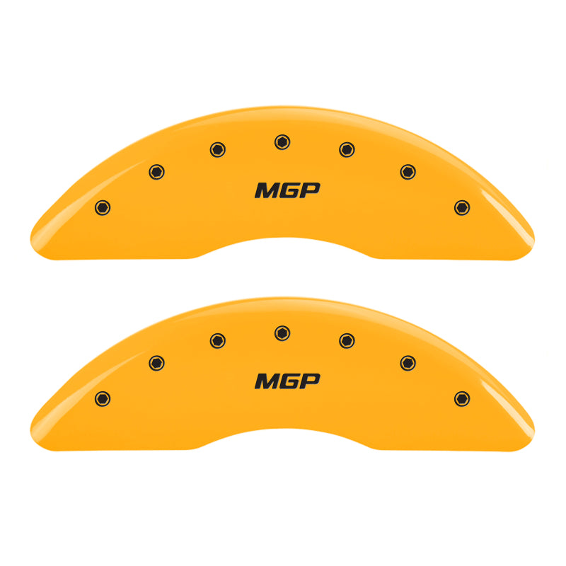 MGP 4 Caliper Covers Engraved Front & Rear MGP Yellow Finish Black Characters 2010 BMW M6 - GTR Auto