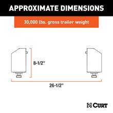 Load image into Gallery viewer, Curt GM Puck System 5th Wheel Legs 30000lbs