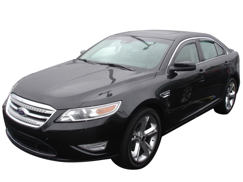 AVS 10-18 Ford Taurus Ventvisor In-Channel Front & Rear Window Deflectors 4pc - Smoke - GTR Auto
