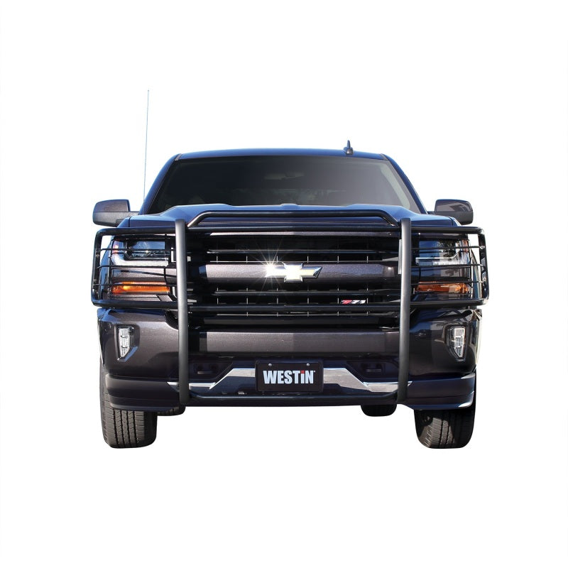 Westin 2007-2013 Chevrolet Silverado 1500LD Sportsman Grille Guard - Black - GTR Auto