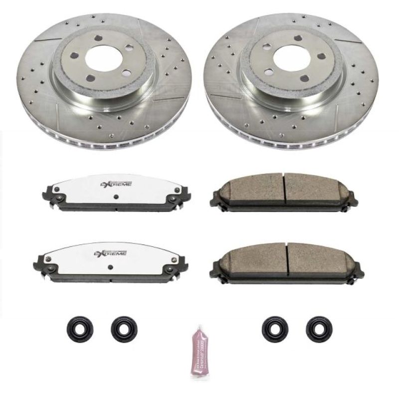 Power Stop 05-19 Chrysler 300 Front Z26 Street Warrior Brake Kit - GTR Auto