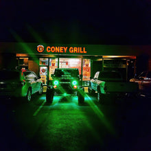 Load image into Gallery viewer, Oracle 7in High Powered LED Headlights - Black Bezel - ColorSHIFT 2.0