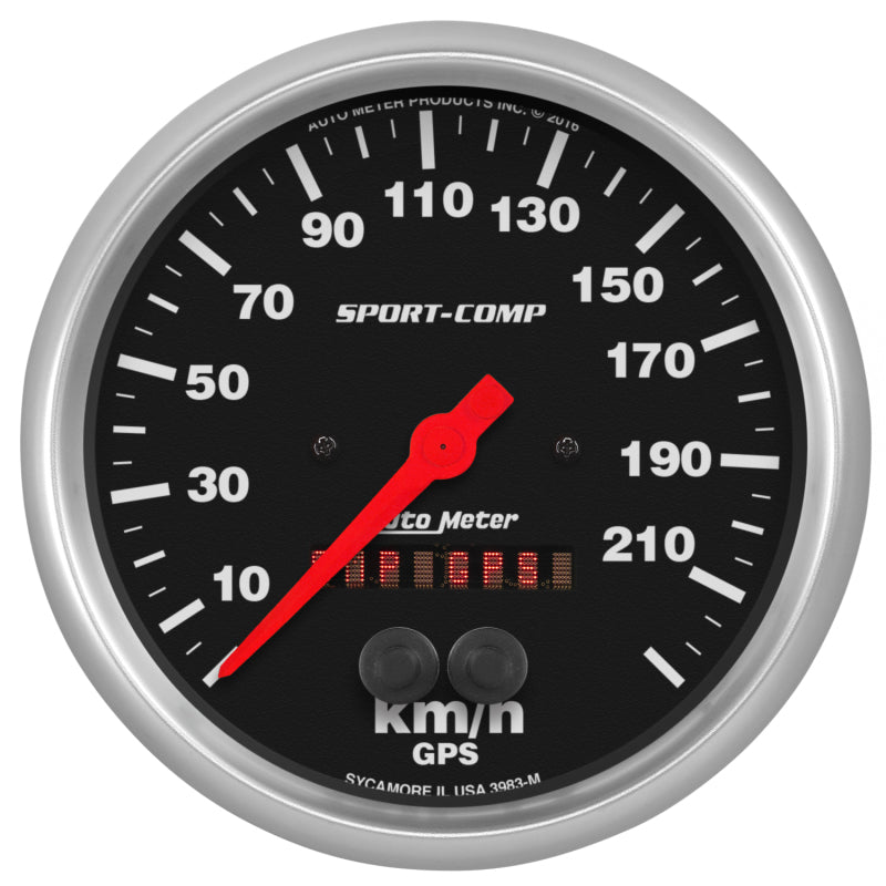 Autometer Sport-Comp GPS Speedometer 5in 225kmh - GTR Auto