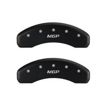 Load image into Gallery viewer, MGP 4 Caliper Covers Engraved Front &amp; Rear MGP Red finish silver ch - GTR Auto