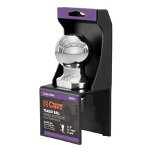 Load image into Gallery viewer, Curt 2in Trailer Ball (3/4in x 1-3/4in Shank 3500lbs Chrome Packaged)