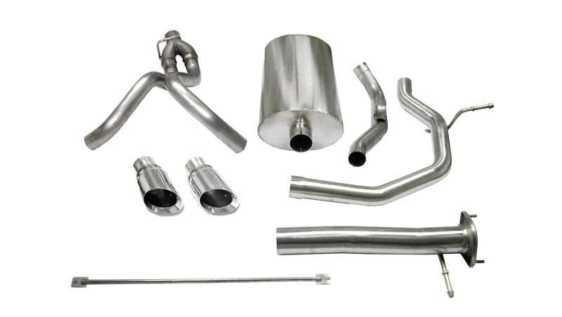 Corsa 2005-2006 Chevrolet SSR 5.3L V8 Polished Sport Cat-Back Exhaust 14254