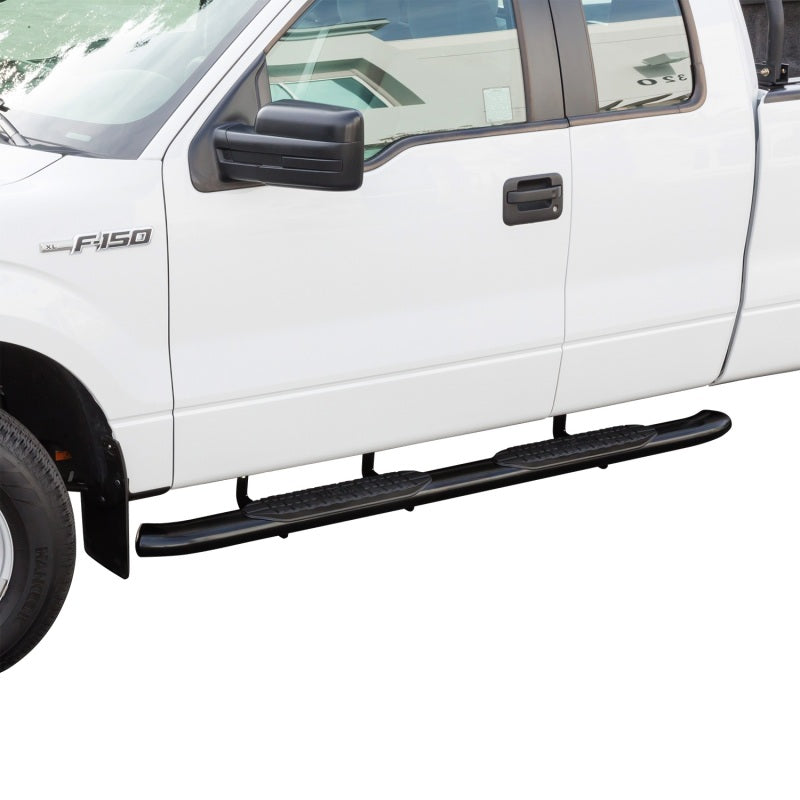 Westin 2009-2014 Ford F-150 SuperCab PRO TRAXX 5 Oval Nerf Step Bars - Black - GTR Auto
