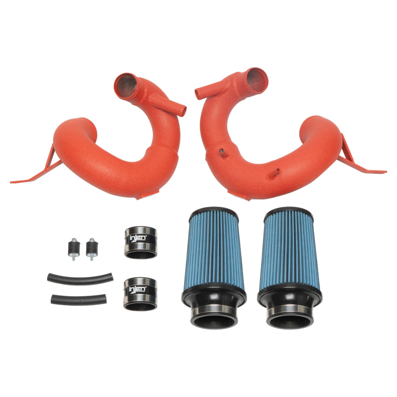Injen 18-20 Kia Stinger 3.3L Twin Turbo Wrinkle Red Short Ram Air Intake - GTR Auto