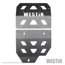 Load image into Gallery viewer, Westin 18-22 Jeep Wrangler JL Transmission Pan Skid Plate - Textured Black