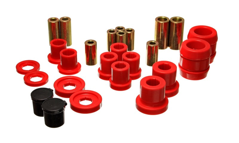 Energy Suspension 00-09 Honda S2000 Red Front End Control Arm Bushing Set - GTR Auto