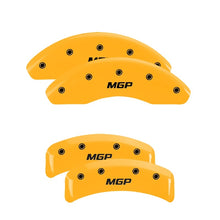 Load image into Gallery viewer, MGP 4 Caliper Covers Engraved Front &amp; Rear MGP Yellow Finish Black Characters 1991 BMW 325 - GTR Auto