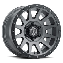 Load image into Gallery viewer, ICON Compression 17x8.5 6x5.5 25mm Offset 5.75in BS 95.1mm Bore Titanium Wheel - GTR Auto