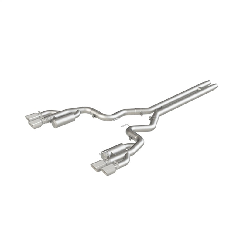 MBRP 18-19 Ford Mustang GT 5.0 3in Cat Back Quad Tip Race Version - AL - GTR Auto