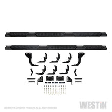 Load image into Gallery viewer, Westin 2019 Chevrolet Silverado/Sierra 1500 Crew Cab (5.5ft) R5 Modular Nerf Step Bars - Black - GTR Auto