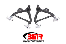 Load image into Gallery viewer, BMR 79-93 Mustang Lower A-Arms (Coilover Only) w/ Adj. Rod End Tall Ball Joint - Black Hammertone - GTR Auto