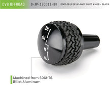 Load image into Gallery viewer, DV8 Offroad 2007-2018 Jeep JK 4WD Shift Knob Black Finish