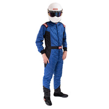 Load image into Gallery viewer, RaceQuip Blue Chevron-5 Suit SFI-5 - M Tall