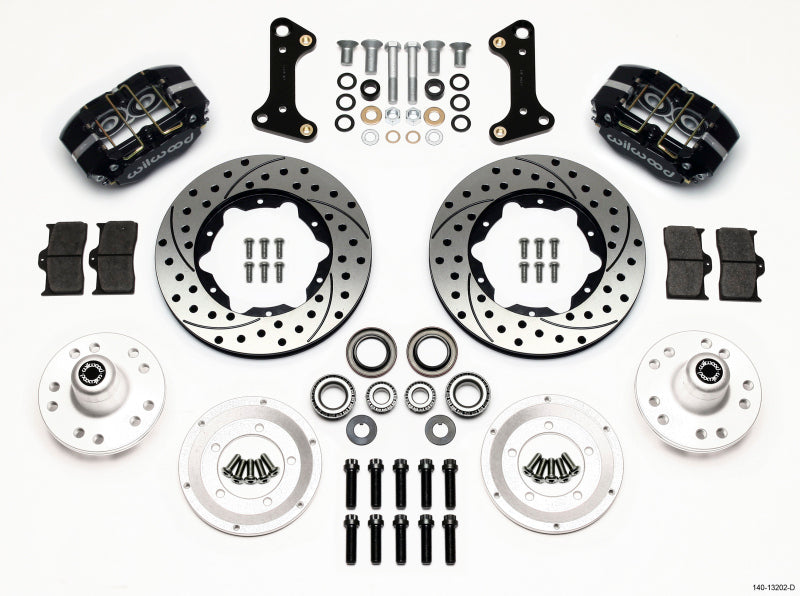 Wilwood Dynapro Dust-Boot Front Kit 11.00in Drilled 67-69 Camaro 64-72 Nova Chevelle - GTR Auto