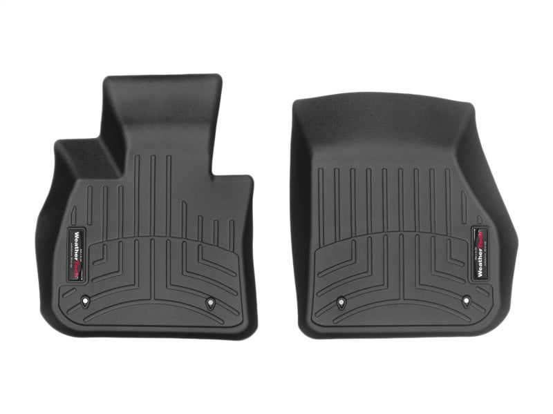 WeatherTech 2016+ BMW X1 Front FloorLiner - Black - GTR Auto