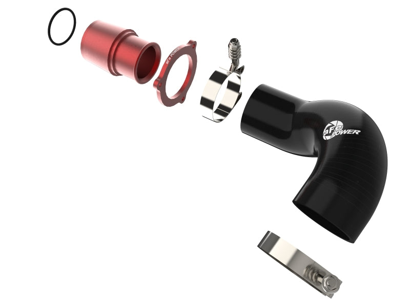 aFe 15-19 VW GTI Turbocharger Inlet Pipe - Red - GTR Auto
