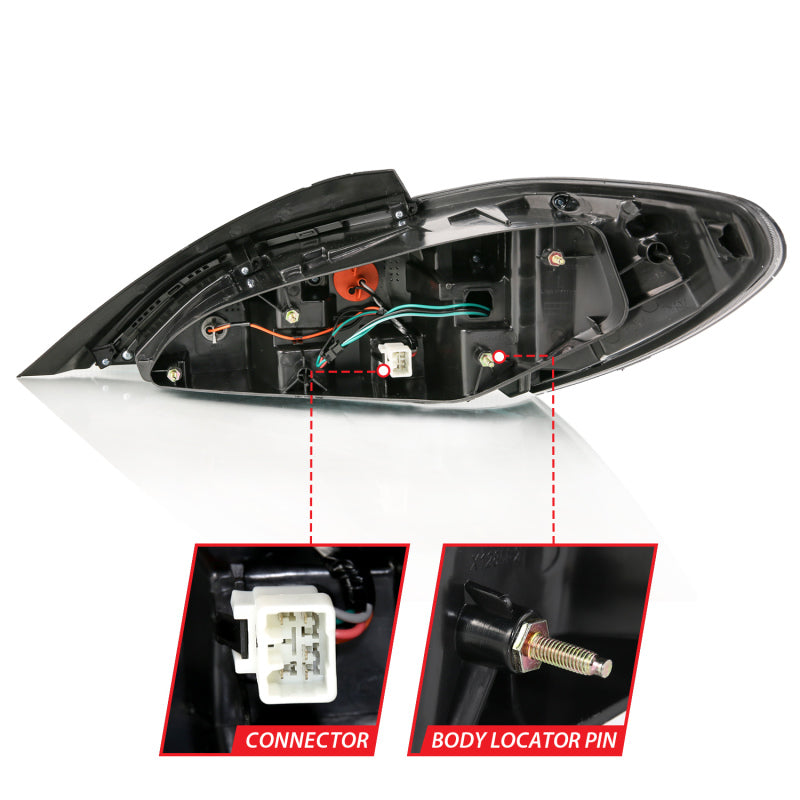 ANZO 10-13 Hyundai Genesis 2DR LED Taillights Smoke - GTR Auto
