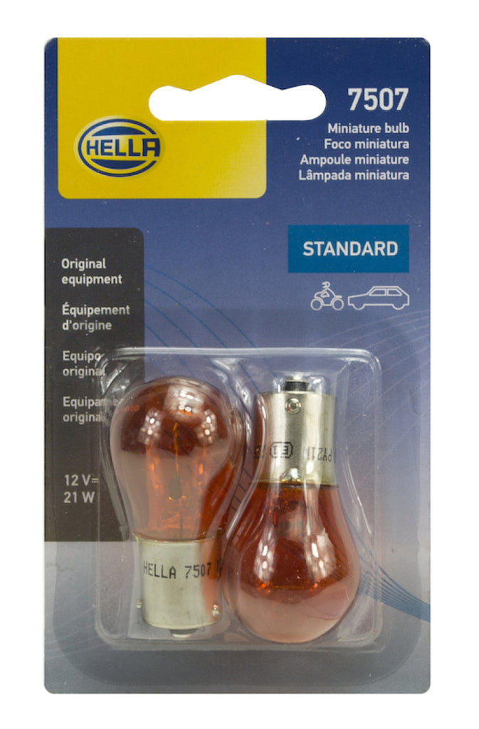 Hella Bulb 7507 12V 21W Bau15S S8 Namber (2) - GTR Auto