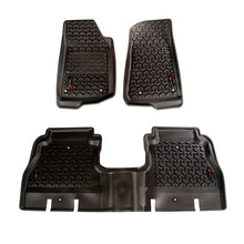 Load image into Gallery viewer, Rugged Ridge Floor Liner Front/Rear Black 2018-2020 Jeep Wrangler JL 4 Dr 12987.05