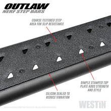 Load image into Gallery viewer, Westin 14-18 Chevrolet/GMC Silv/Seirra 1500 Double Cab Outlaw Nerf Step Bars - Textured Black - GTR Auto