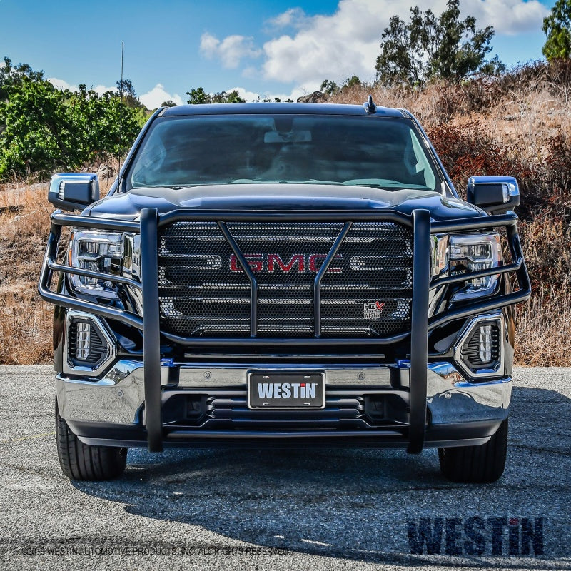 Westin 19-21 GMC Sierra 1500 HDX Grille Guard - Black - GTR Auto