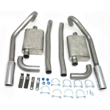 Load image into Gallery viewer, JBA 65-70 Ford Mustang 260-428 409SS Dual Turn Down Under Rear Valance Header Back Exhaust - GTR Auto