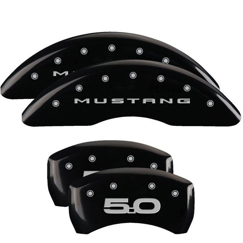 MGP Rear set 2 Caliper Covers Engraved Rear 2015/50 Yellow finish black ch 10203RM52YL